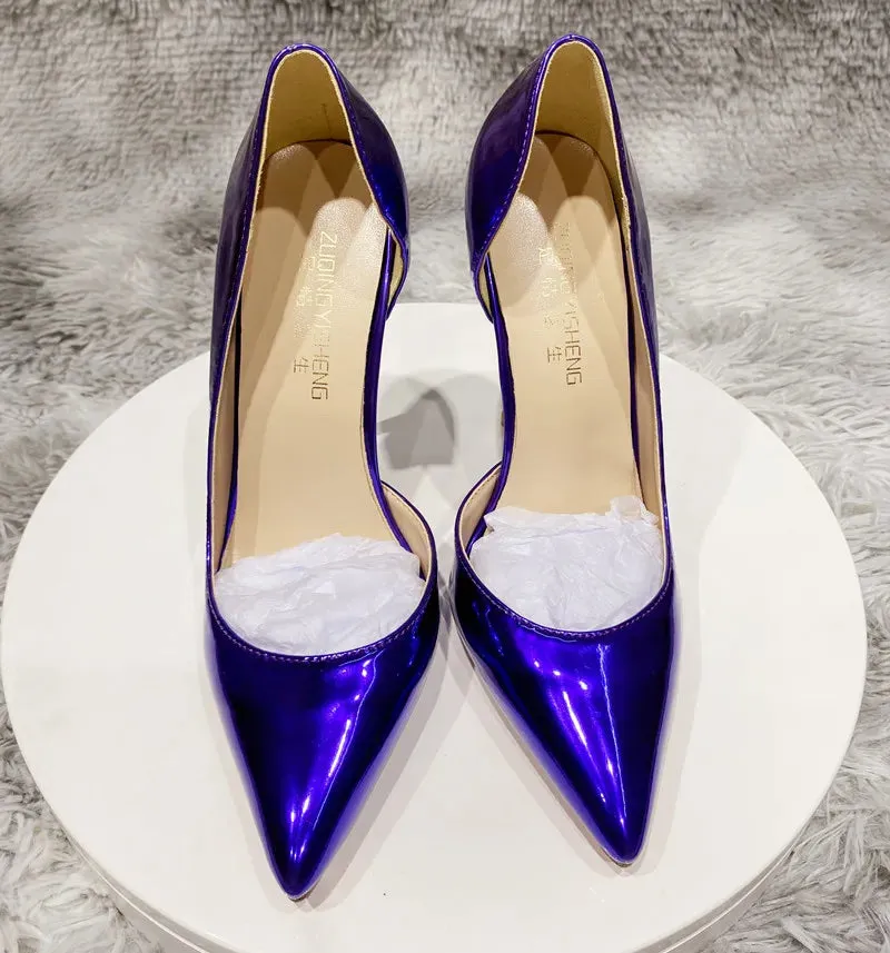12 cm Sexy shoes high heel shoes real photos