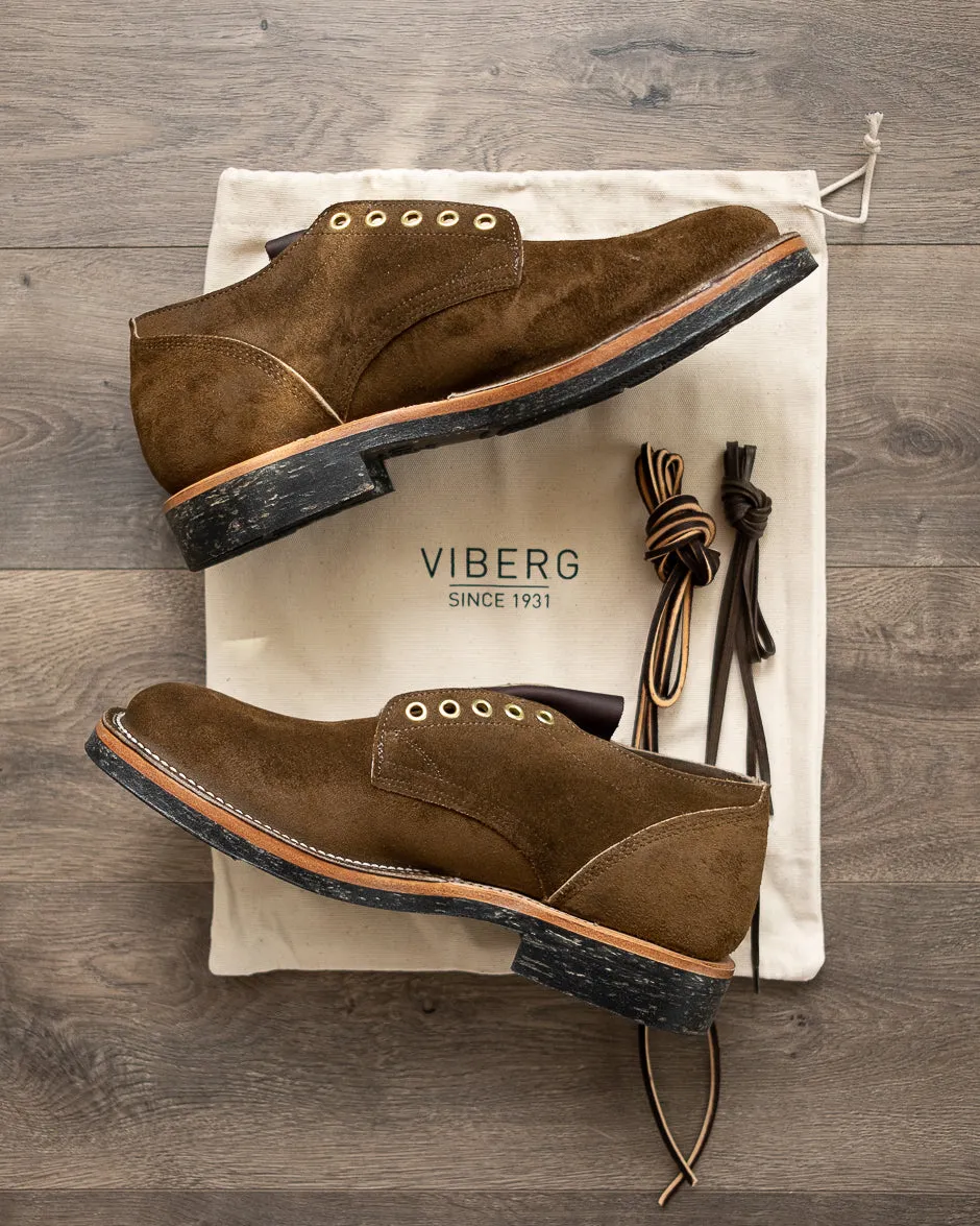 145 Oxford - Mushroom Chamois Roughout - 1035