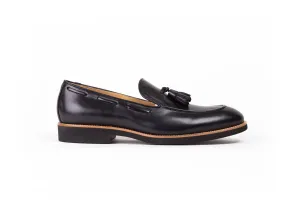 2017 Men's Black Tassel Loafer