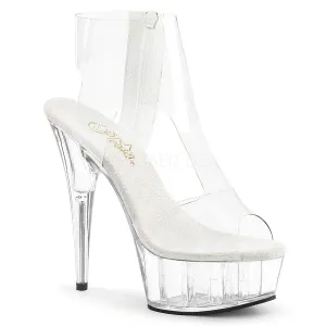 6 Inch Heel DELIGHT-633 Clear