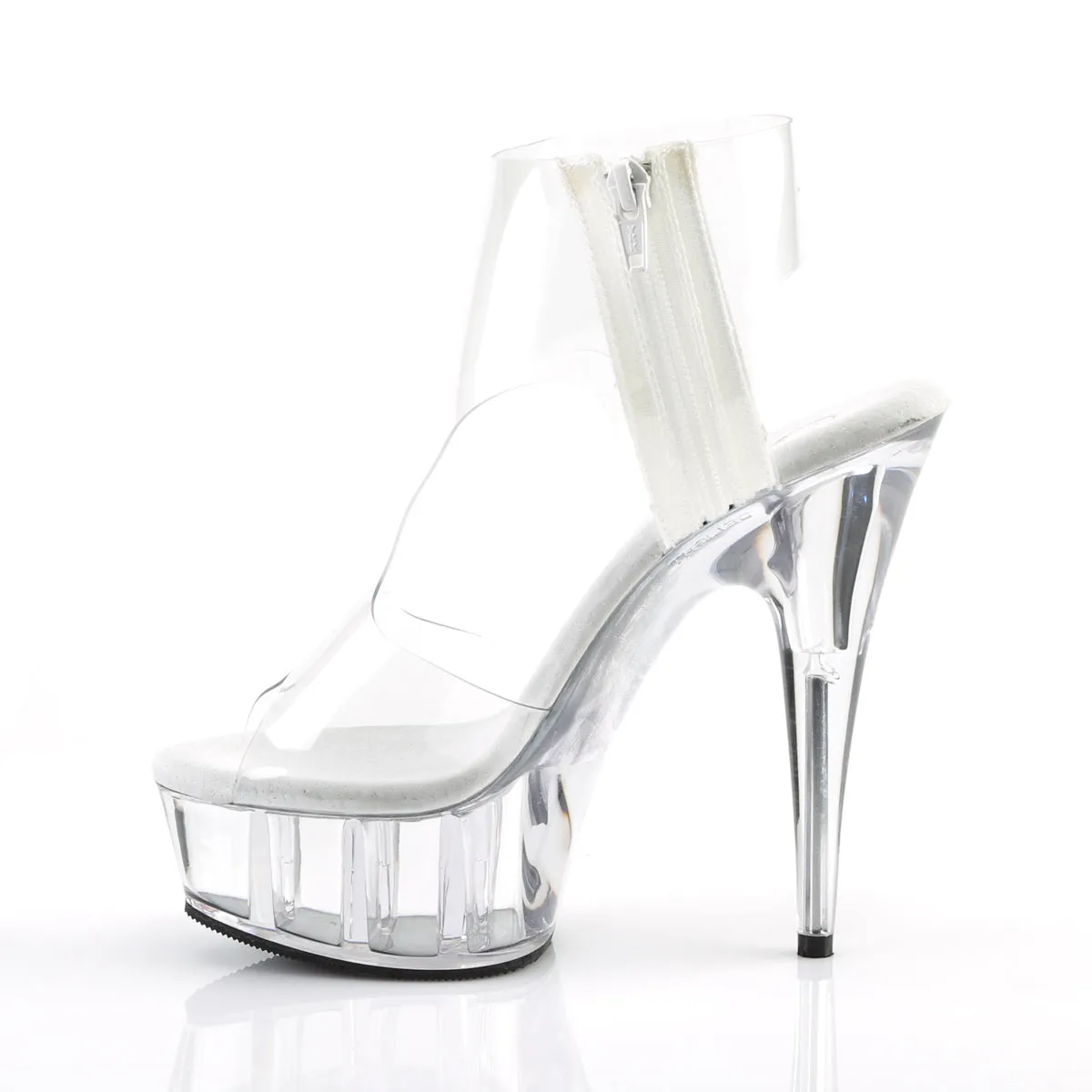 6 Inch Heel DELIGHT-633 Clear