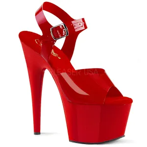 7 Inch Heel ADORE-708N Red Jelly