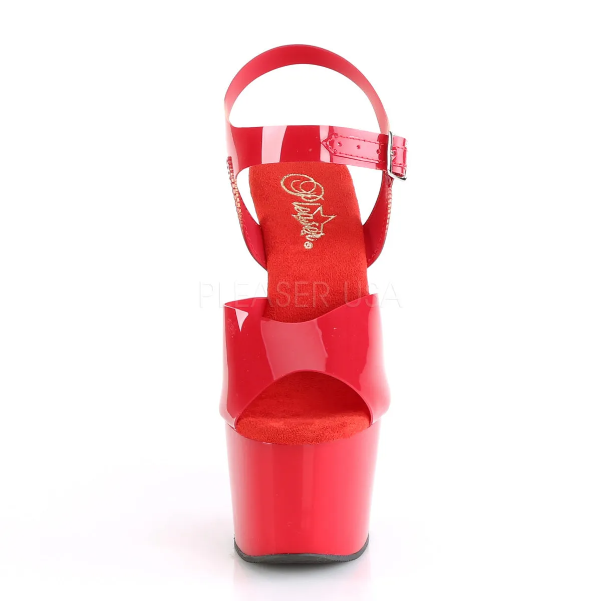 7 Inch Heel ADORE-708N Red Jelly