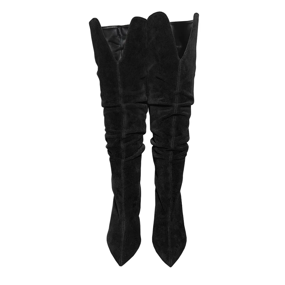 ALICIA BLACK SUEDE