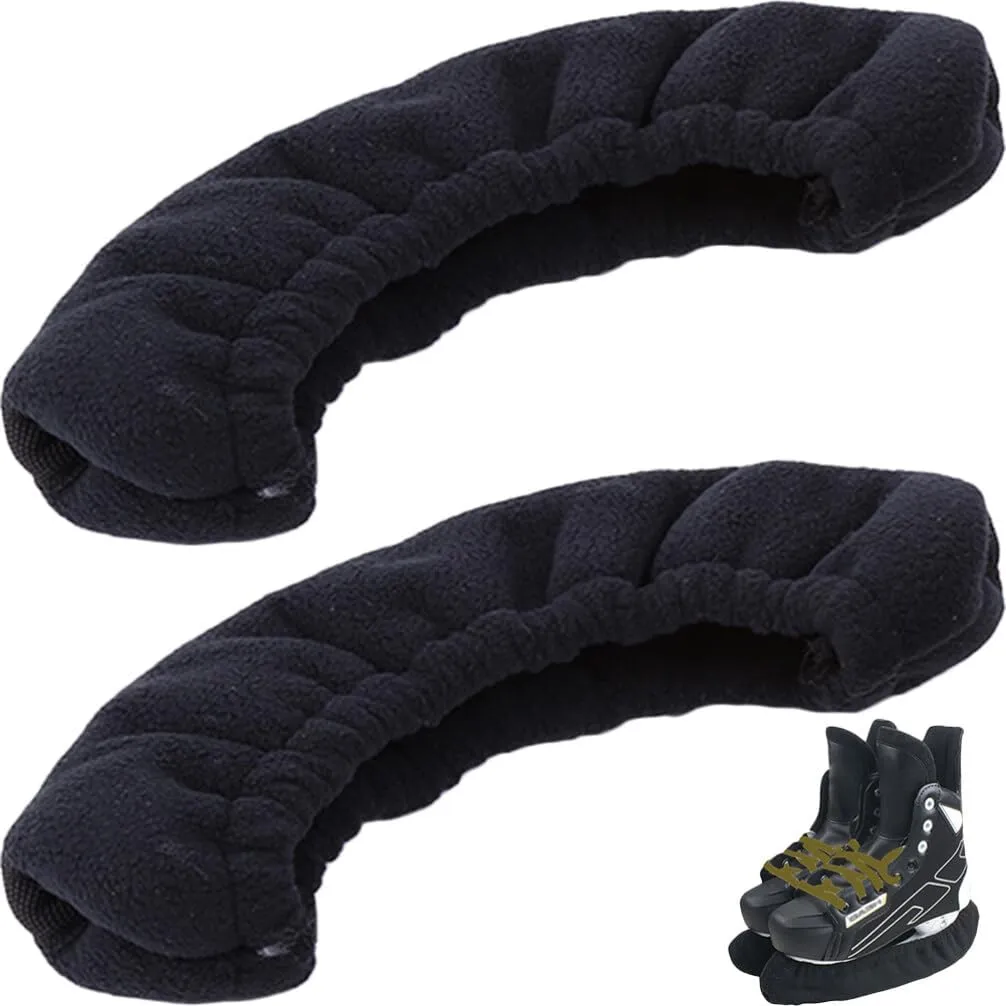 Alipis Ice Skate Blade Cover, 1 Pairs Skating Blades Guards Hockey Skate Guards Blades Covers Protectors for Ice Skates, Hockey Skates, Figure Skates Black