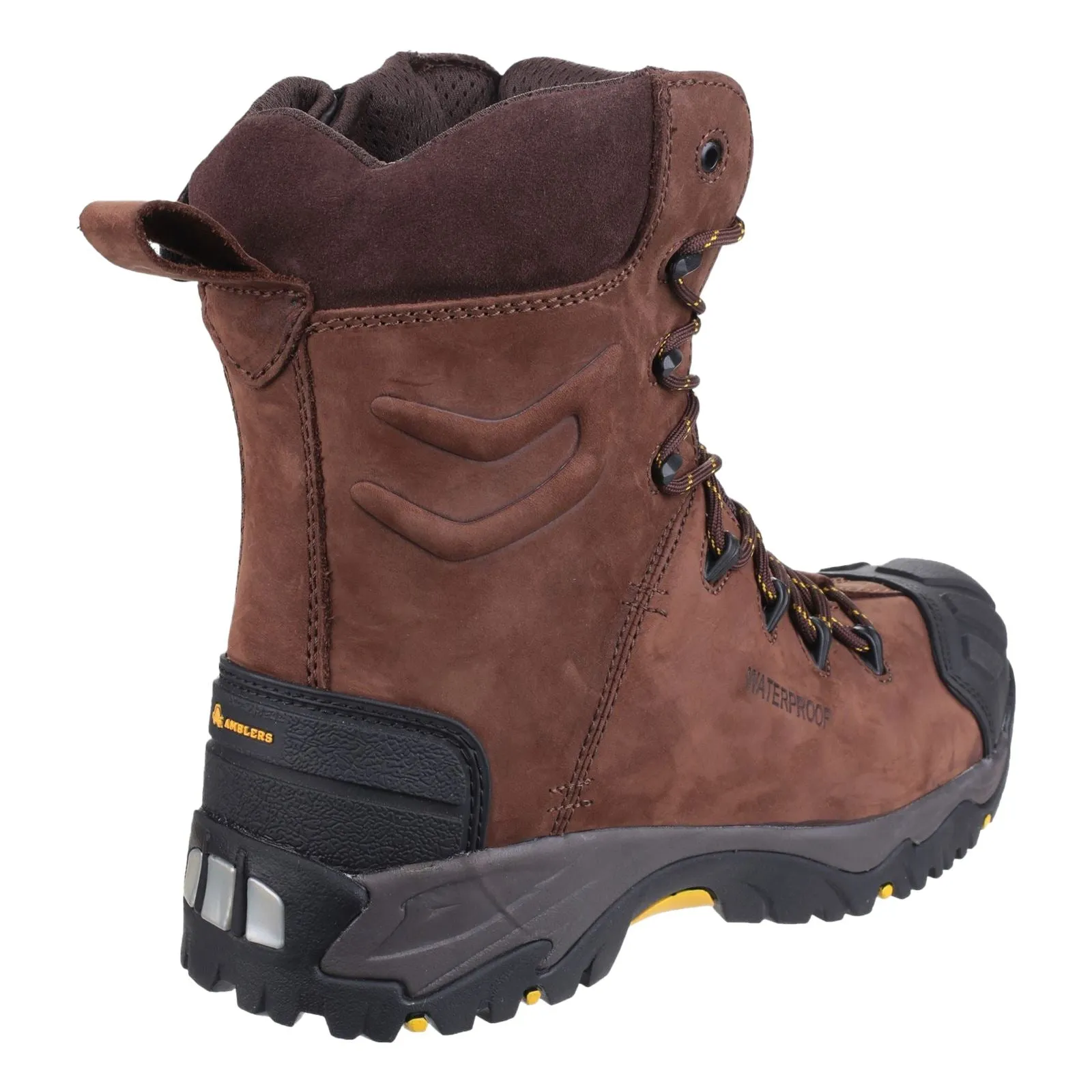 Amblers Safety Men's AS995 Pillar Hi-leg Safety Boot in Brown