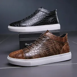 Anthony Sartain Leather Sneakers