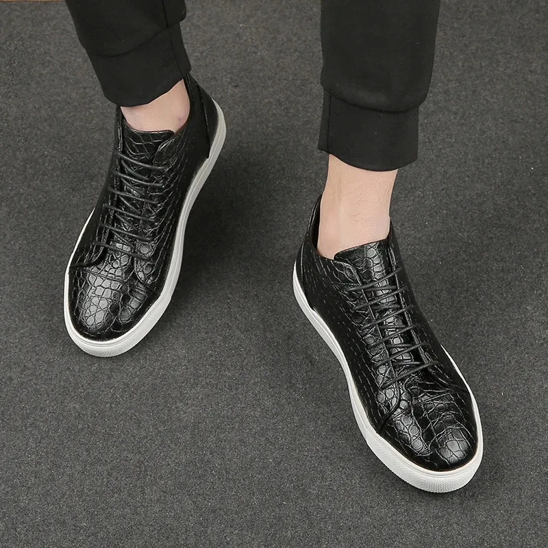 Anthony Sartain Leather Sneakers