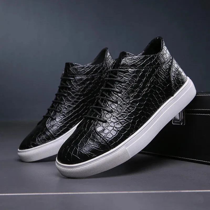 Anthony Sartain Leather Sneakers