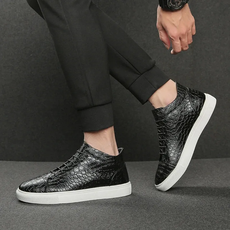 Anthony Sartain Leather Sneakers