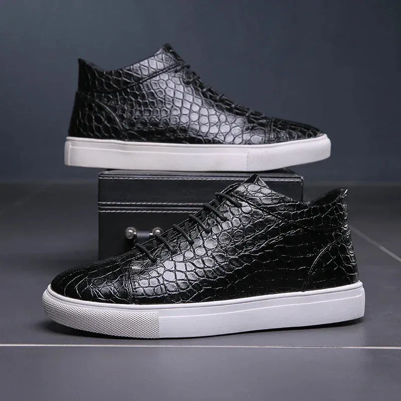Anthony Sartain Leather Sneakers
