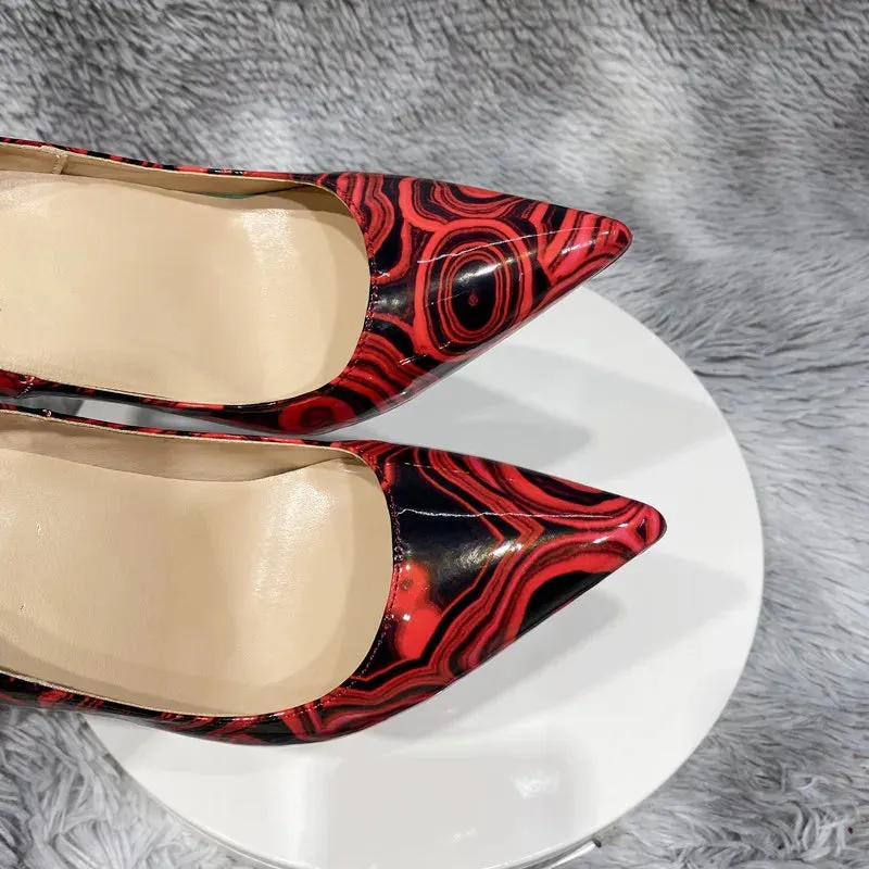 artistic graffiti female print sexy stiletto high heel