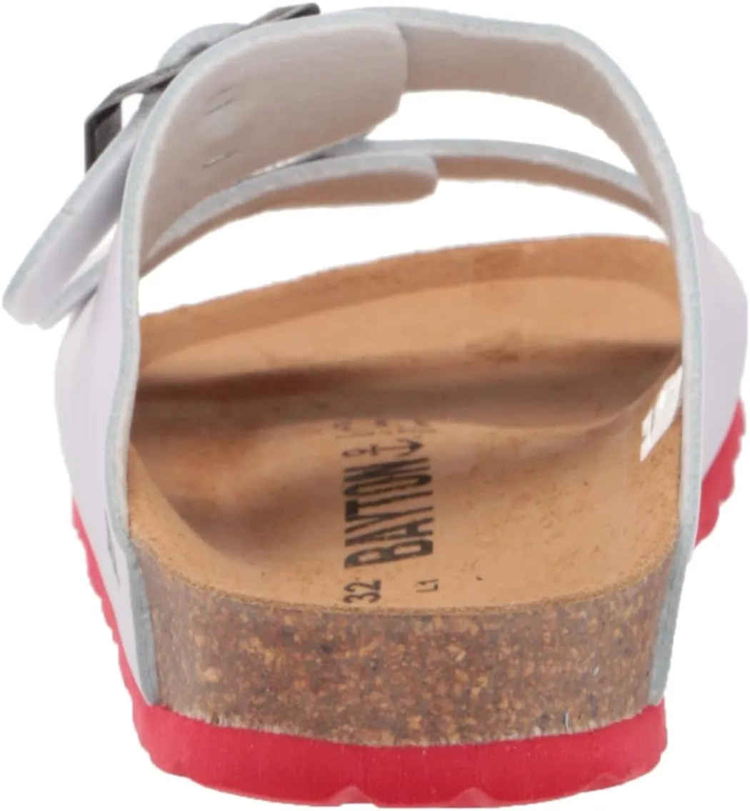 Bayton Unisex-Child 2 Strap Buckle Sandal