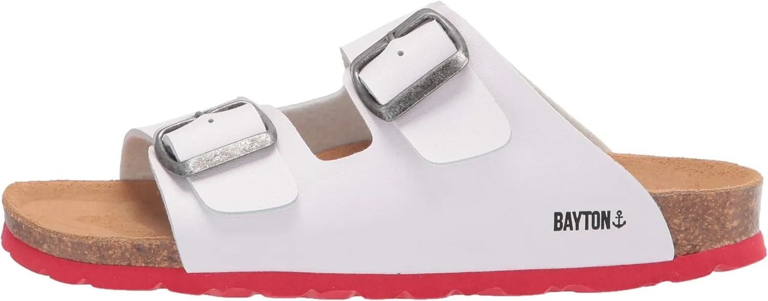Bayton Unisex-Child 2 Strap Buckle Sandal
