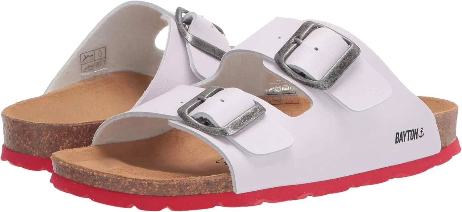 Bayton Unisex-Child 2 Strap Buckle Sandal