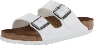 Birkenstock Unisex-Adult Arizona Birkoflor, White Birko Flor, 12-12.5 Women/10-10.5 Men