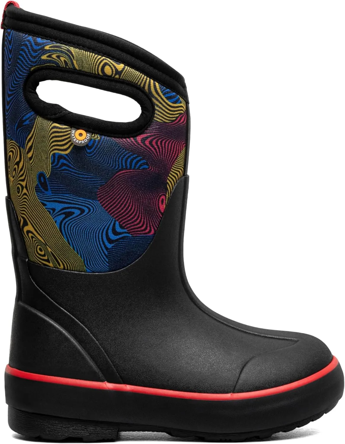 BOGS Unisex-Child Classic Ii-Warped Stripes (Toddler/Little Big Kid) Rain Boot