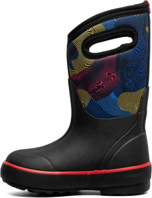 BOGS Unisex-Child Classic Ii-Warped Stripes (Toddler/Little Big Kid) Rain Boot