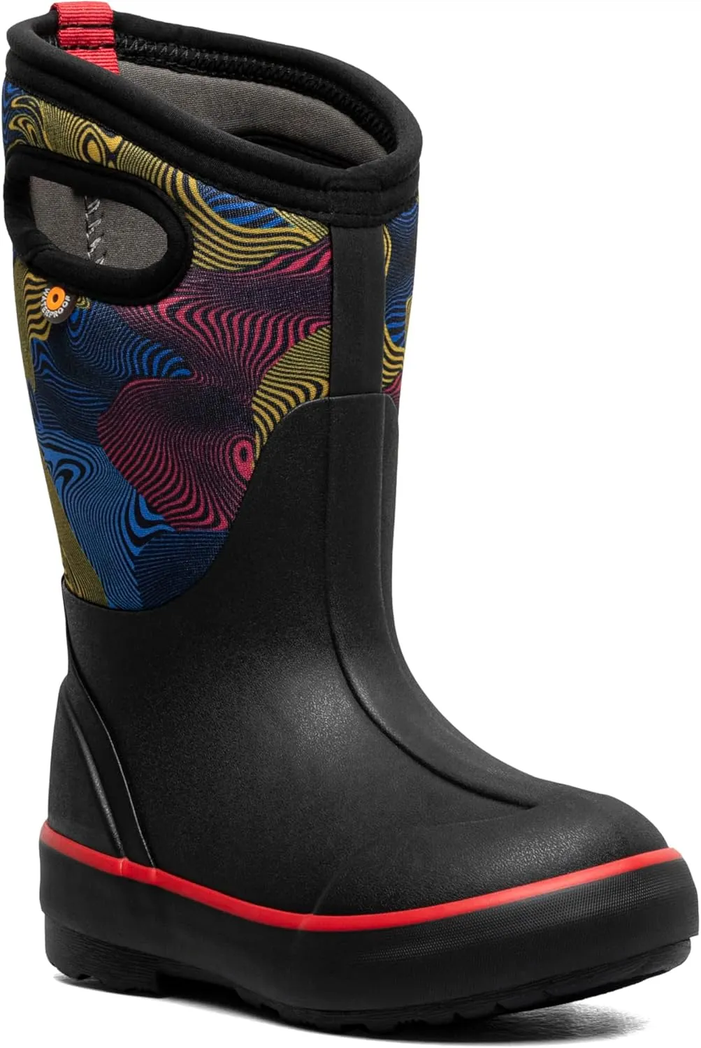 BOGS Unisex-Child Classic Ii-Warped Stripes (Toddler/Little Big Kid) Rain Boot
