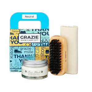BOOT BLACK Shoe Polish Kit with Shoe Brush Leather Shoe Shine