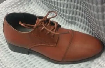 Boys Dress Shoe Brown Leather