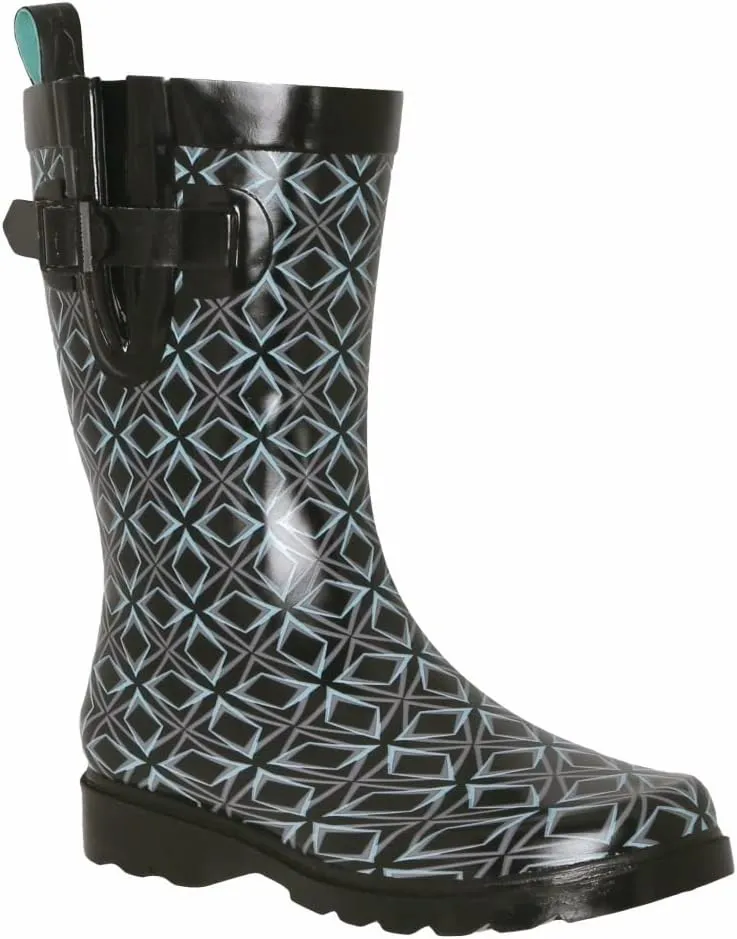 Capelli New York Ladies Mid-Calf Rubber Rain Boots