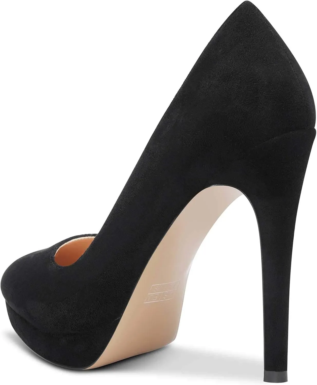 Castamere Womens High Heels Platform Pumps Slip-on Stilettos 12CM Heel Office Dress Shoes