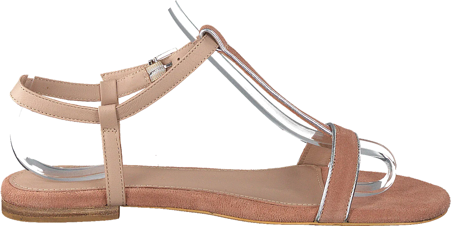 Cherie T-strap Nude