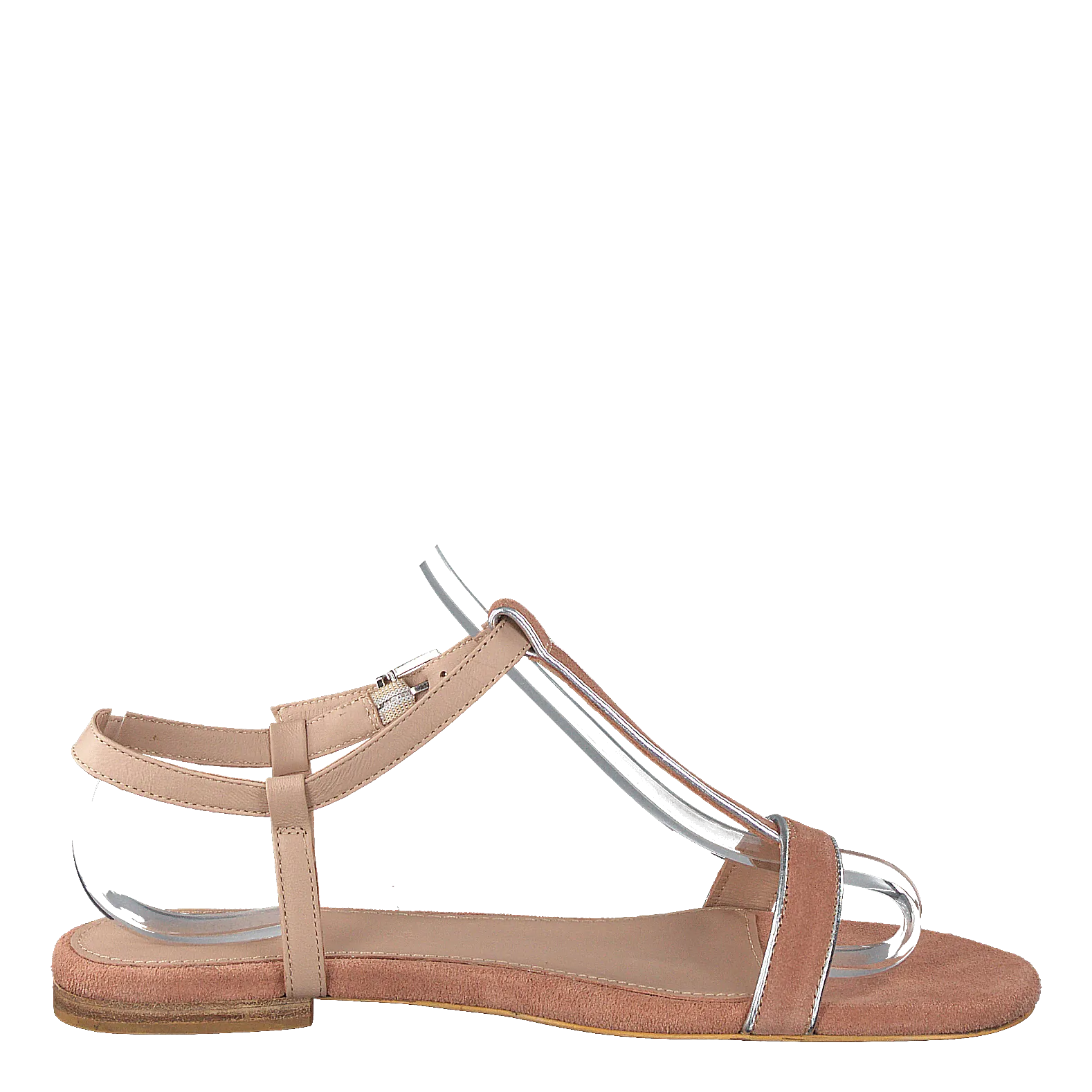 Cherie T-strap Nude