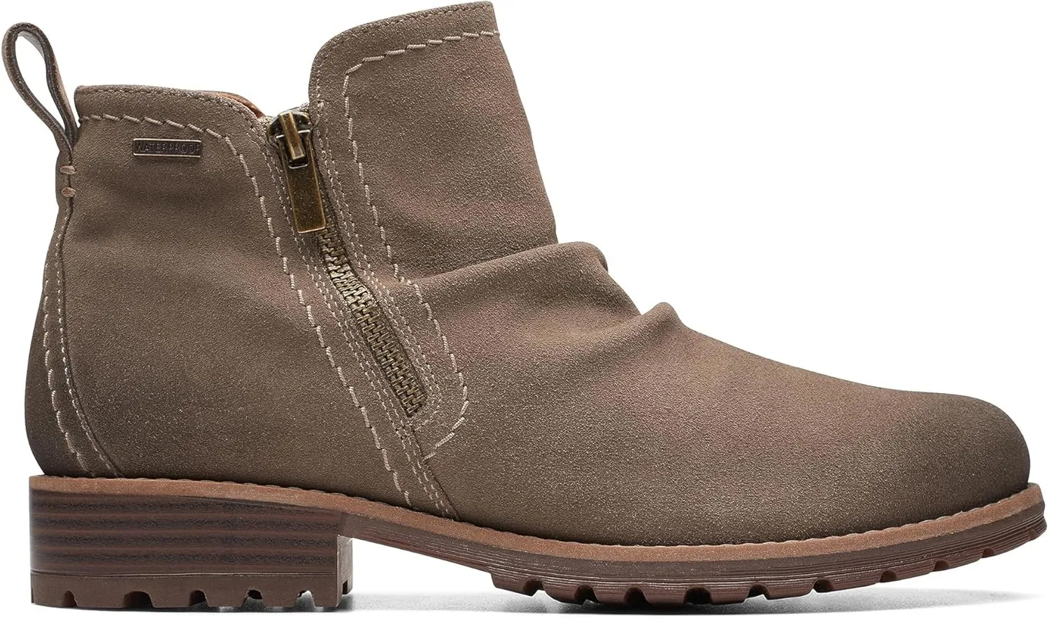 Clarks Women's Aspra Walk Waterproof Ankle Boot
