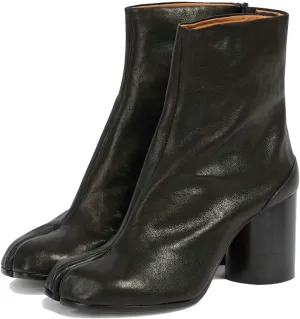 ClassicSter Split Toe Tabi Shoes for Women Ninja Shoes Chunky High Heel Ankle Boots Fashion Comfortable Booties