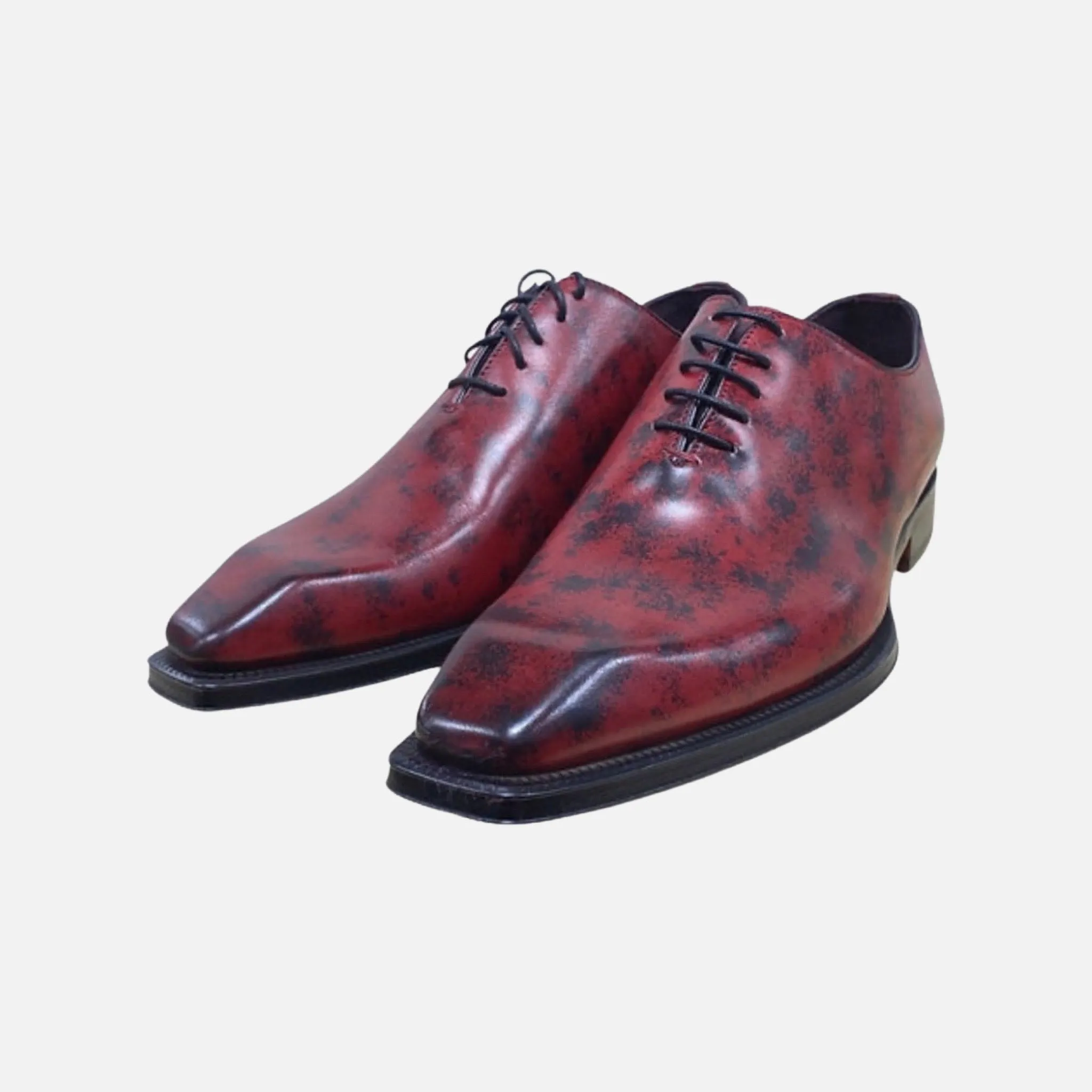 Clearance | Red Oxford Shoe | Made in Italy
