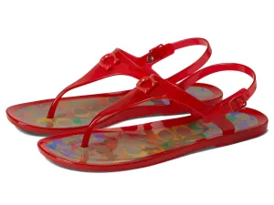 COACH Natalee Jelly Red Orange 9 B (M)