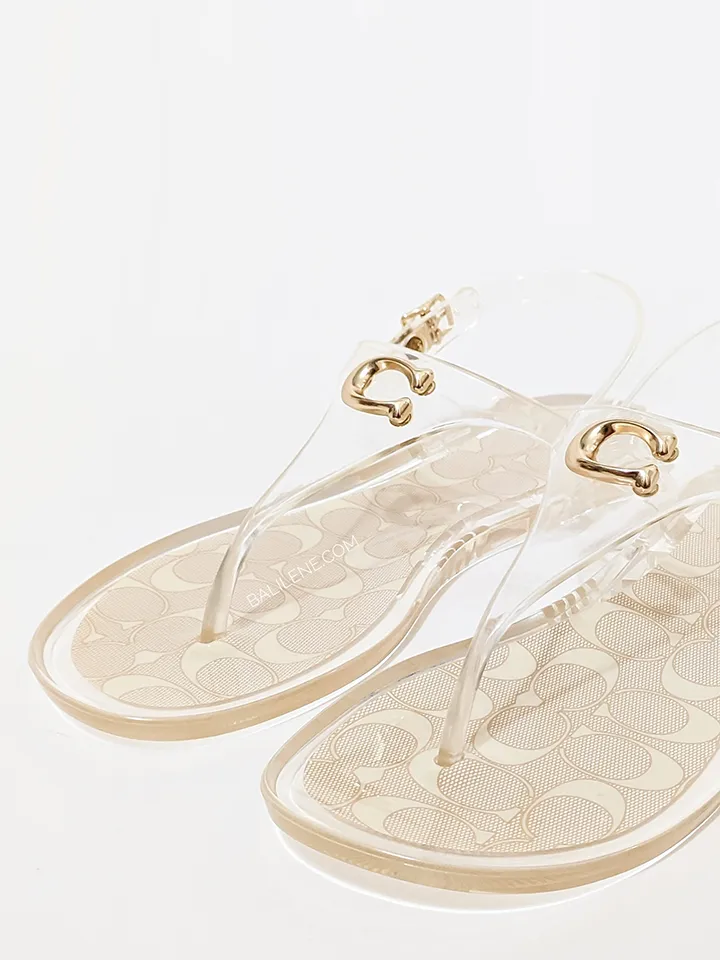 Coach Natalee Jelly Sandal Clear