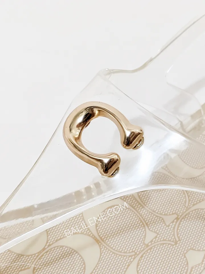 Coach Natalee Jelly Sandal Clear