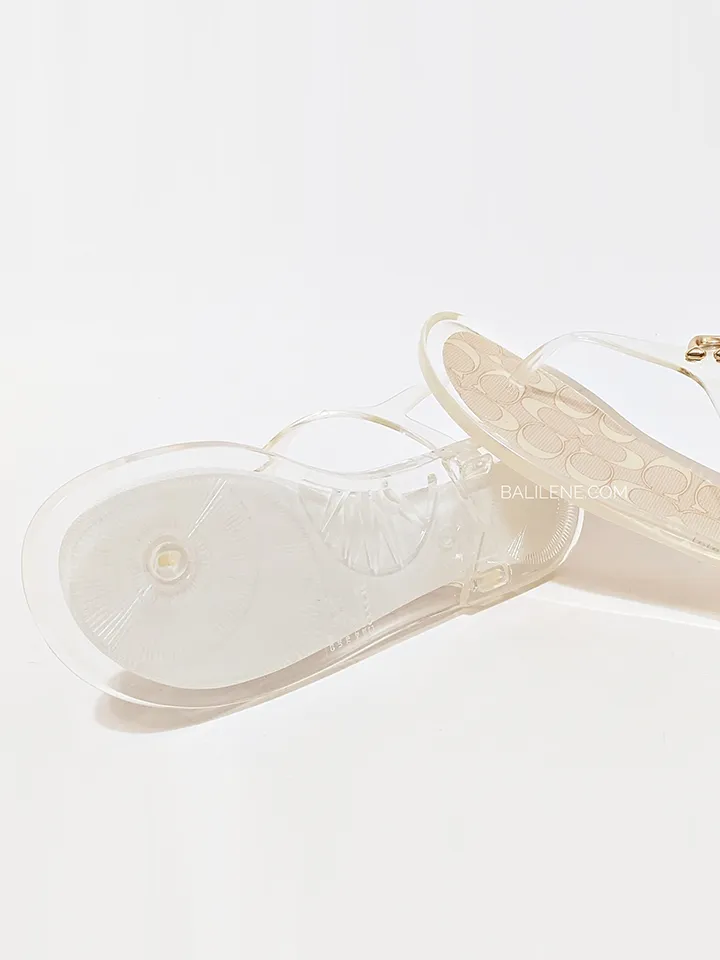 Coach Natalee Jelly Sandal Clear