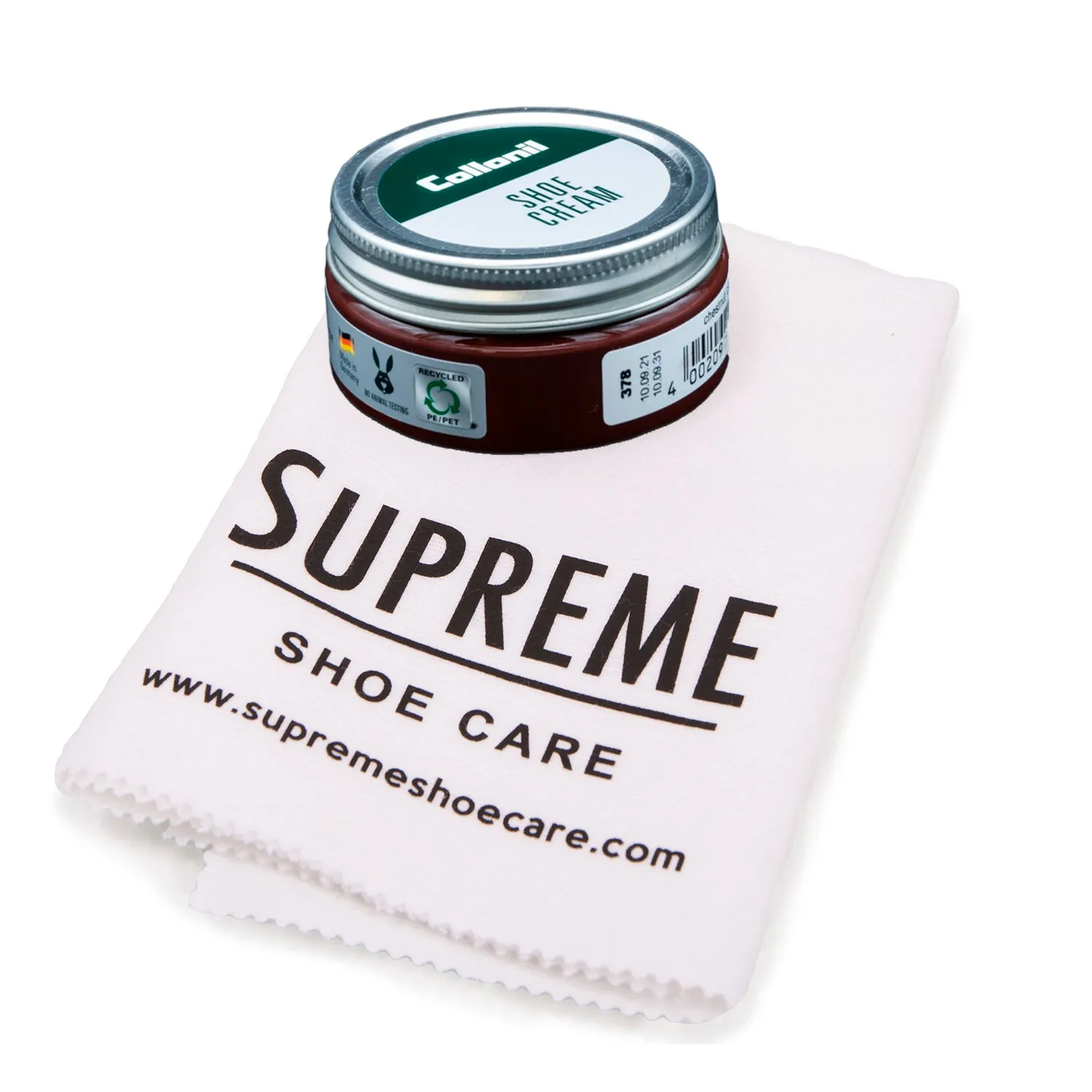 Collonil Shoe Cream Polish 60ml and Supreme Cloth
