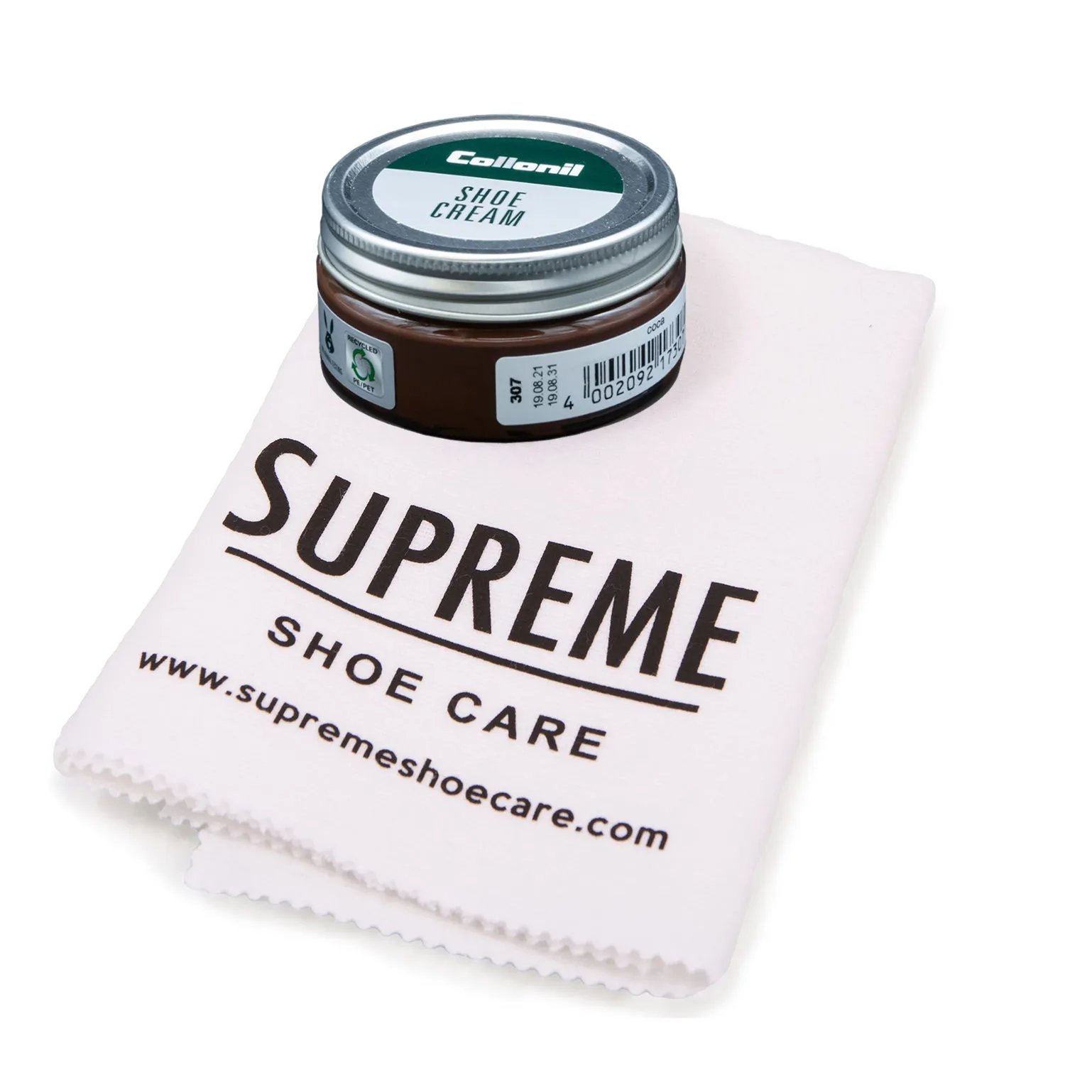 Collonil Shoe Cream Polish 60ml and Supreme Cloth