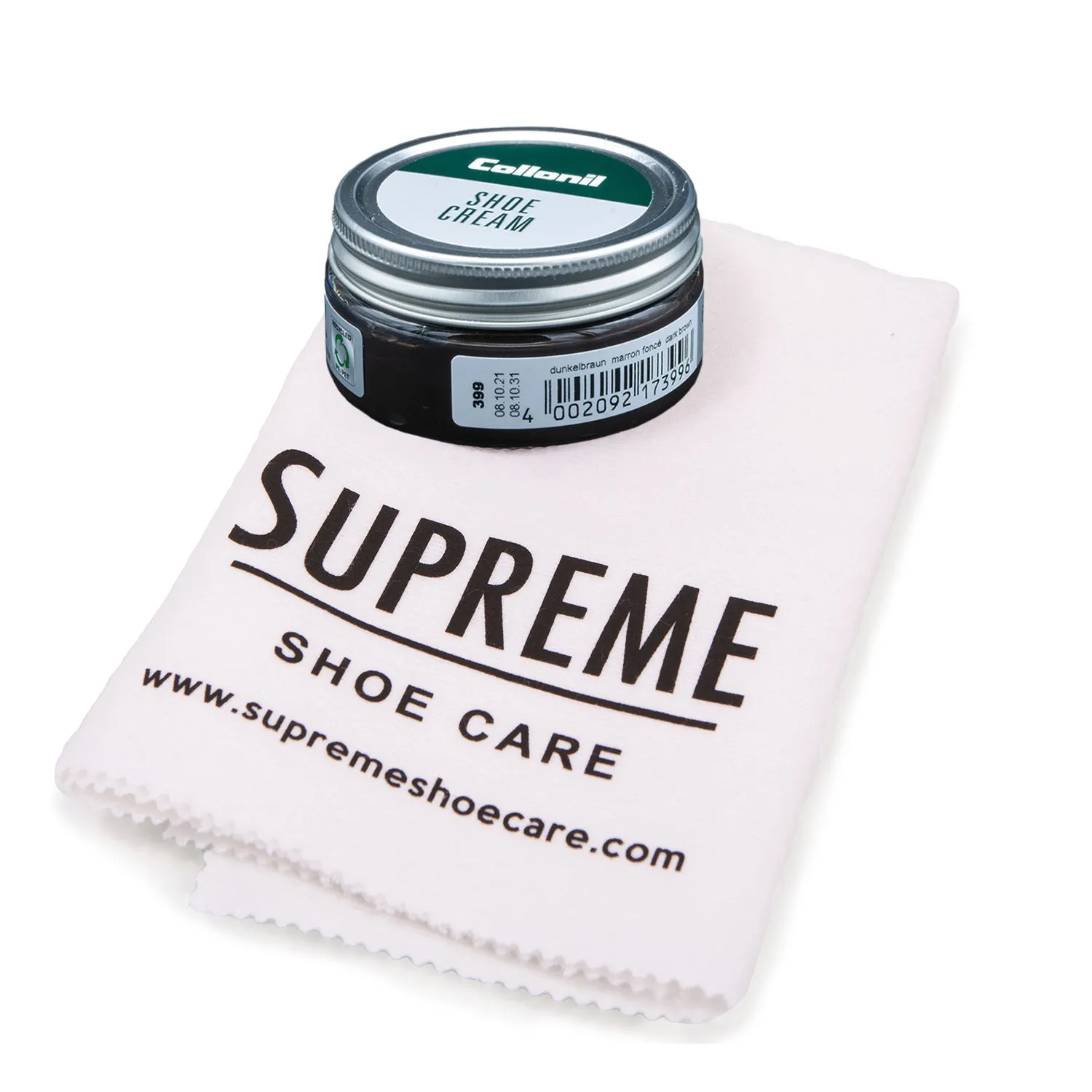 Collonil Shoe Cream Polish 60ml and Supreme Cloth