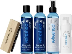Complete Shoe Cleaning Kit - 2x Advanced Cleaning Solution, 1x Premium Stain Repellent, 1x White Shoe Paint, & Shoe Cleaning Brush For Suede, Leather, Canvas, and Mesh shoes and White Sneakers