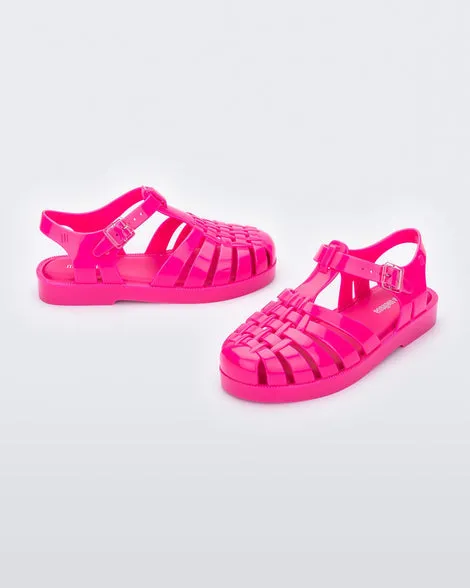 Dark Pink Mini Melissa Possession Kid Sandal