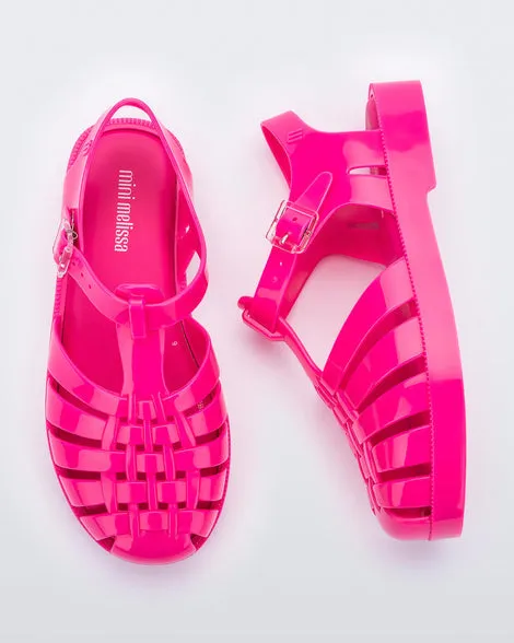 Dark Pink Mini Melissa Possession Kid Sandal