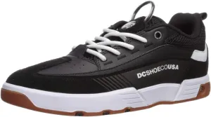 DC Men's Legacy 98 Slim Skate Shoe, Black/White, 11.5 M US