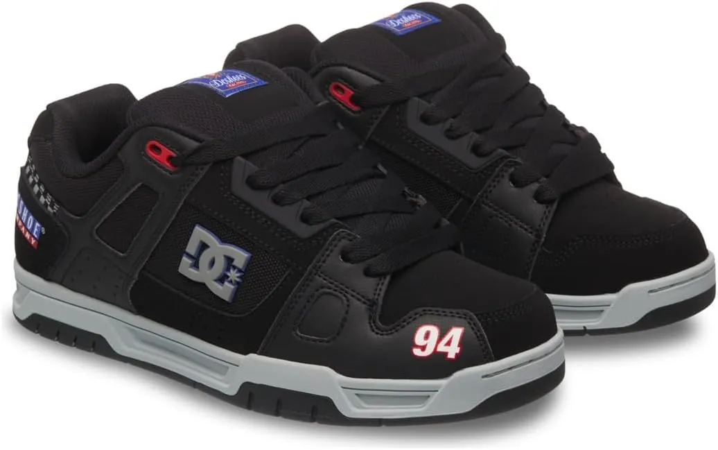 DC STAGXWKW Men's Trainers, Black / white blue, 11.5 Men
