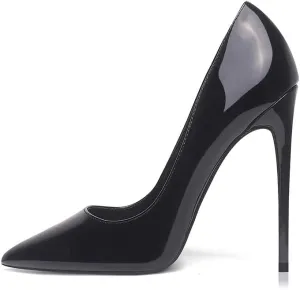 Elisabet Tang Women Pumps, Pointed Toe High Heel 4.7 inch/12cm Party Stiletto Heels Shoes
