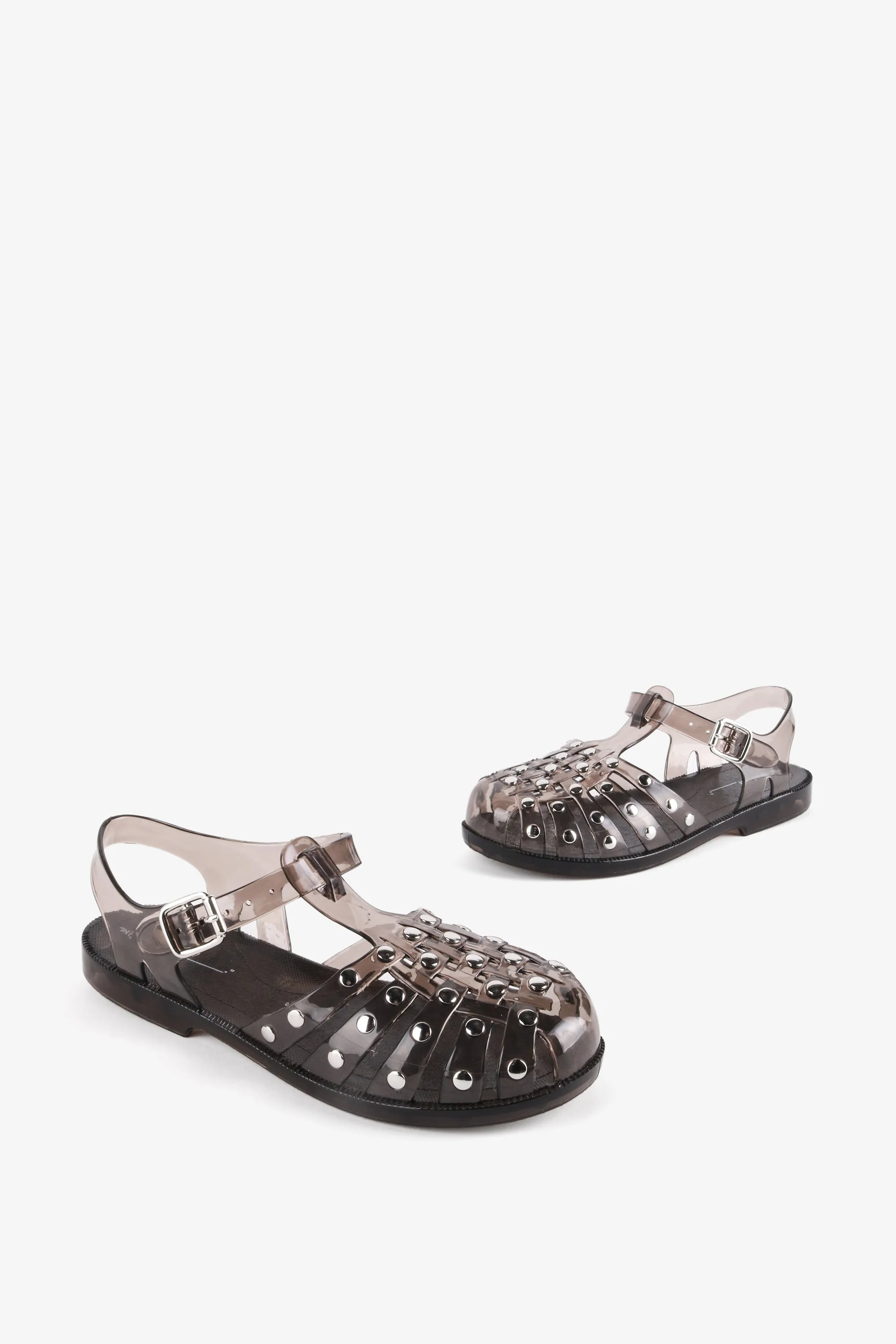 ELLERY STUDDED JELLY FISHERMAN SANDAL