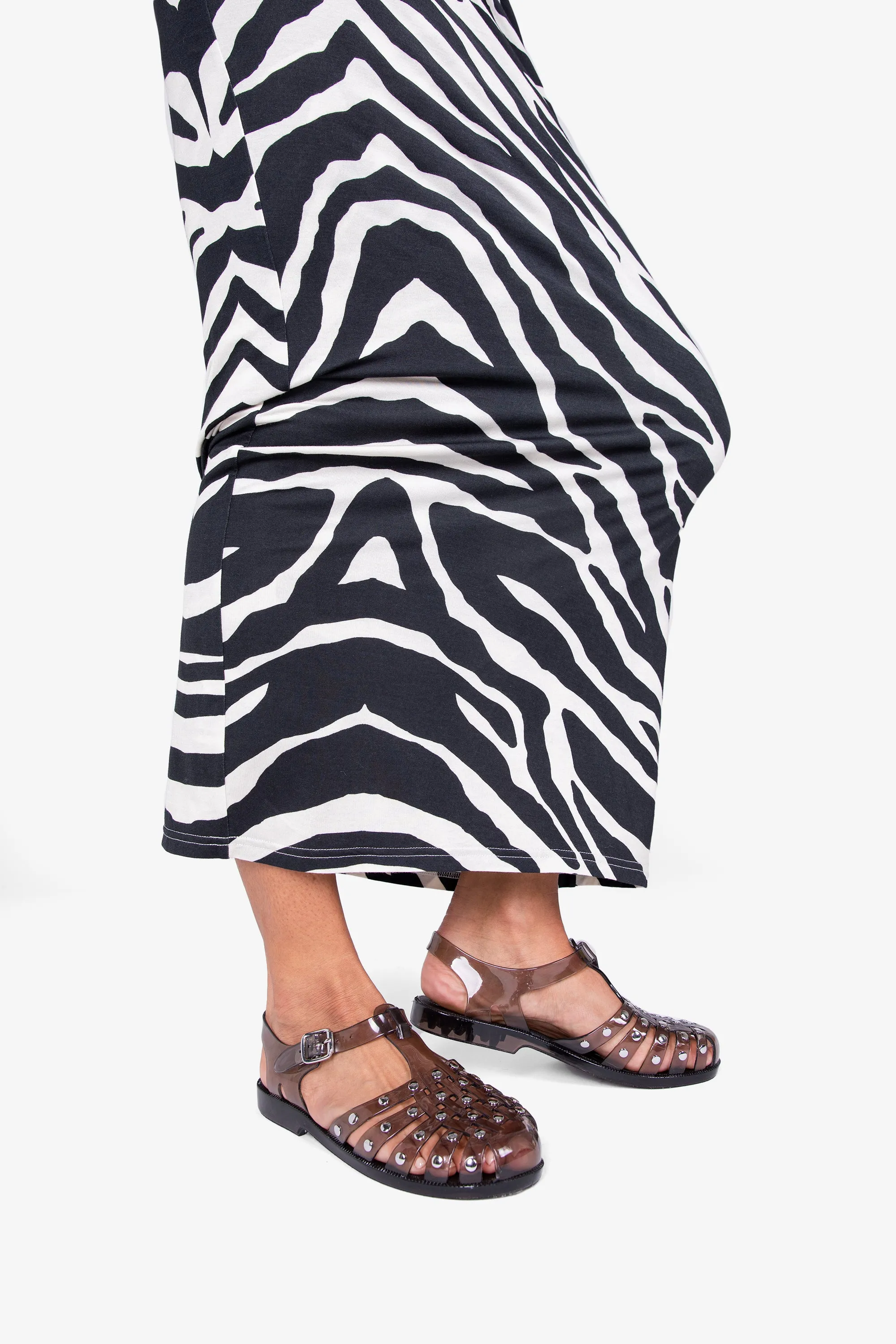 ELLERY STUDDED JELLY FISHERMAN SANDAL