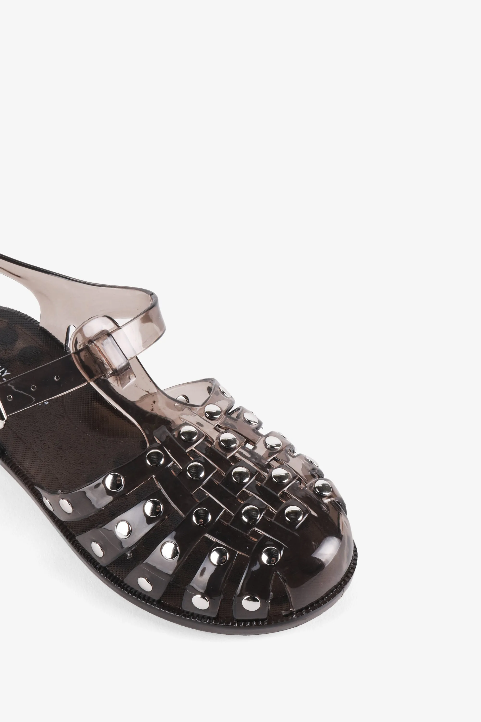 ELLERY STUDDED JELLY FISHERMAN SANDAL