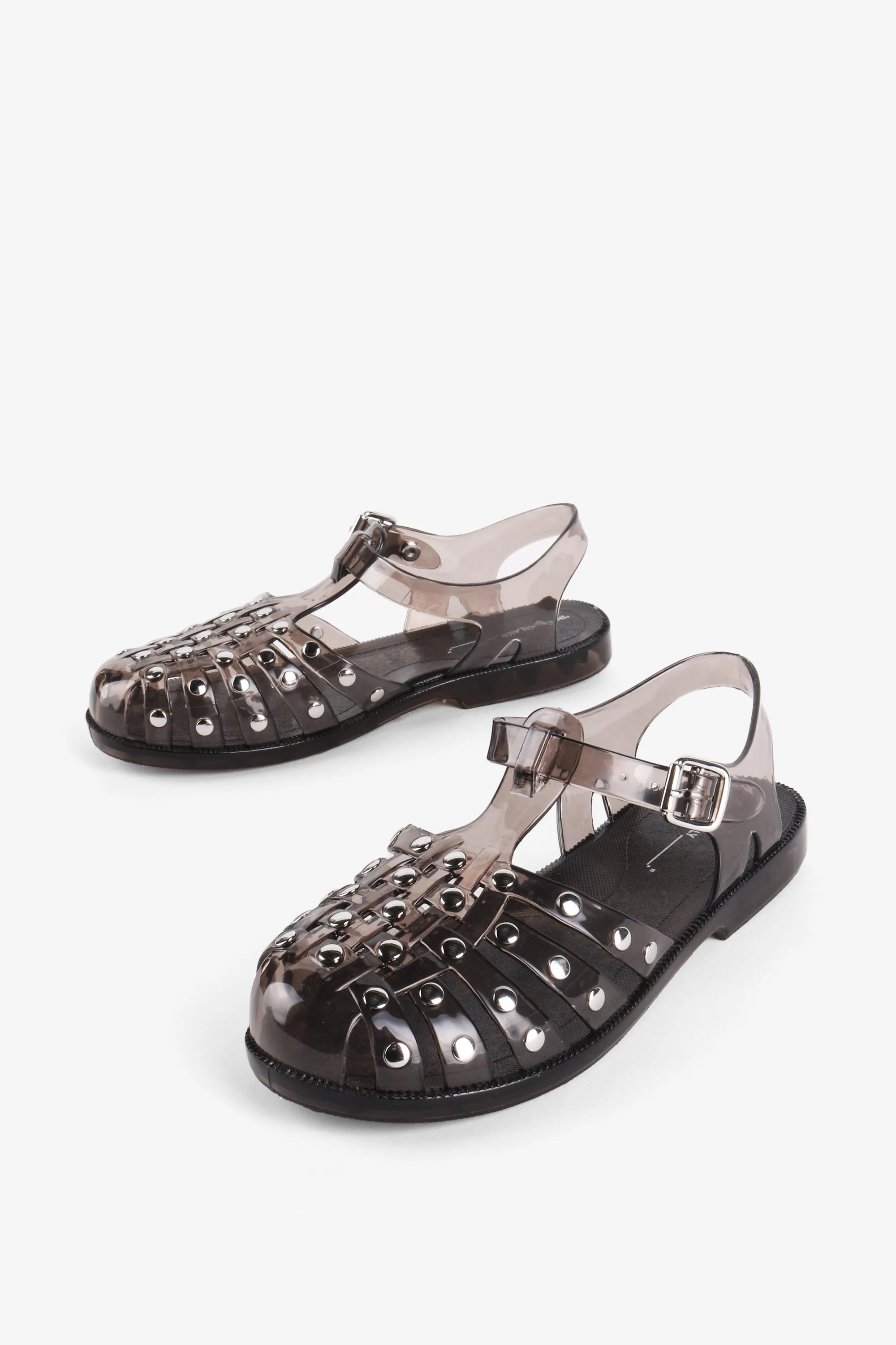 ELLERY STUDDED JELLY FISHERMAN SANDAL