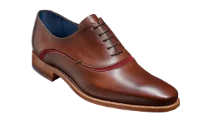 Emerson - Walnut Burgundy Suede